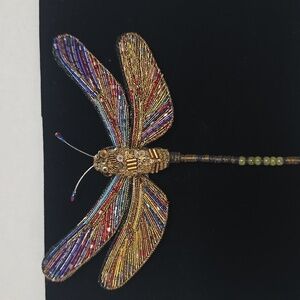Trovelore Brown Hawker Dragonfly Brooch 🚨 Rare Find